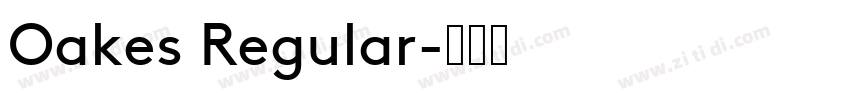 Oakes Regular字体转换